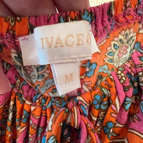 Olivaceous size medium bohemian floral mini dress - Picture 4 of 7